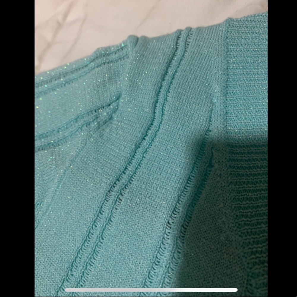 Sparkly mint sweater - Picture 3 of 3